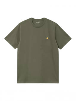 Carhartt WIP - Green Crewneck Logo T-Shirt