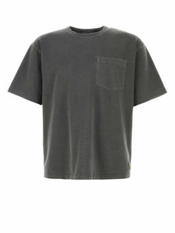 Carhartt WIP - Grey Crewneck Logo Pocket T-Shirt