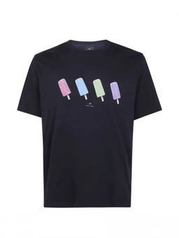 Paul Smith - Black Printed T-Shirt