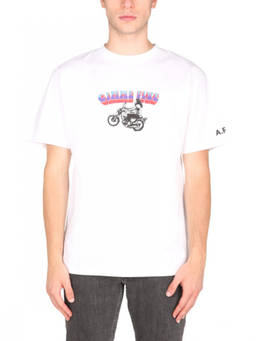 A.P.C. - White Graphic Crew Neck T-Shirt (XS)