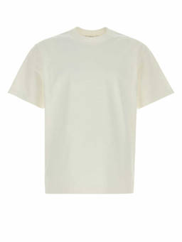 The Row - White Solid Crew Neck T-Shirt (M)