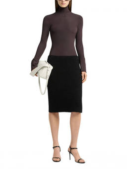 Courreges - Brown Logo Turtle Neck T-Shirt (S)
