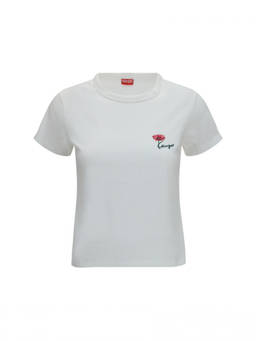 Kenzo - White Logo Crew Neck T-Shirt (L)