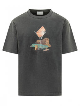 Drole De Monsieur - Dark Grey Graphic T-Shirt