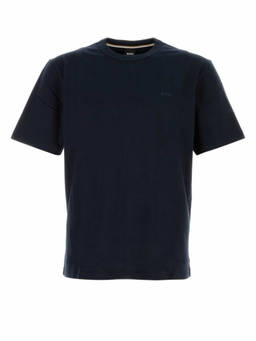Boss - Navy Blue Cotton T-Shirt (XL)