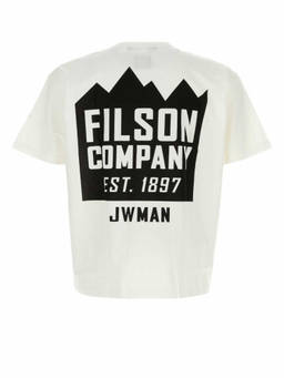 Junya Watanabe - White Black Cotton T-Shirt