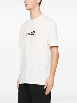 Y-3 - White Crewneck Logo T-Shirt