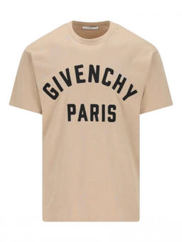 Givenchy - Beige Crew Neck T-Shirt