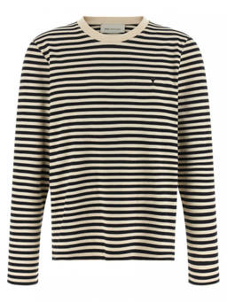 AMI Paris - Black Stripes Crew Neck T-Shirt