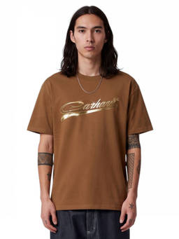 Carhartt - Brown Crew Neck T-Shirt