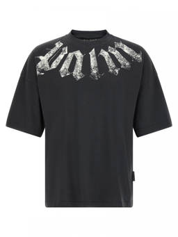Palm Angels - Black Graphic Crew Neck T-Shirt