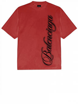 Balenciaga - Red Logo T-Shirt