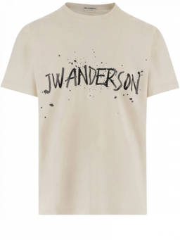 JW Anderson - Beige Logo T-Shirt