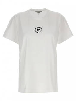Stella McCartney - White Iconic Mini Heart T-Shirt