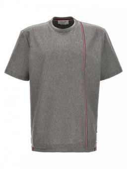 Thom Browne - Grey Rwb Detail T-Shirt