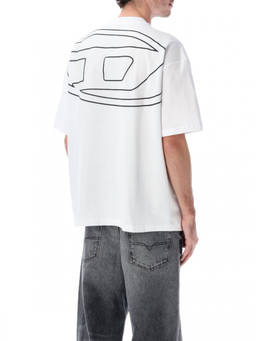 Diesel - White Crew Neck T-Shirt