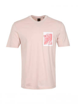 Boss - Light Pink Printed T-Shirt