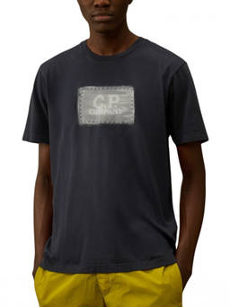 C.P. Company - Navy Blue Logo T-Shirt