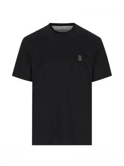 Brunello Cucinelli - Black Crew Neck T-Shirt (S)