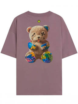 Barrow'S - Purple Crew Neck T-Shirt