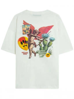 Barrow'S - Off White Logo T-Shirt