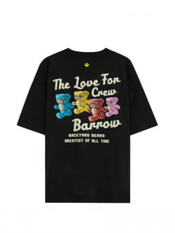 Barrow'S - Black Crew Neck T-Shirt