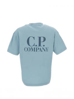 C.P. Company - Light Blue Logo T-Shirt (XL)