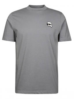 Karl Lagerfeld - Grey Logo T-Shirt (XL)
