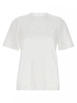 Armarium - White Solid Crew Neck T-Shirt (L)