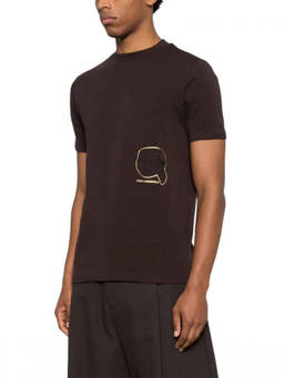 Karl Lagerfeld - Brown Logo T-Shirt