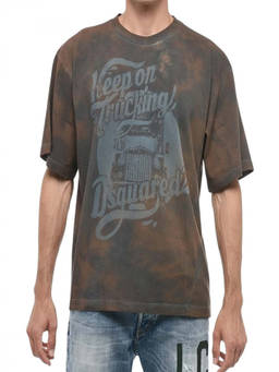 Dsquared2 - Brown Crew Neck T-Shirt (M)