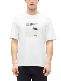 Boss - White Printed T-Shirt