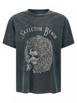 GALLERY DEPT. - Black Skeleton Beach Grit T-Shirt