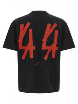 44 Label Group - Black Logo Crew Neck T-Shirt