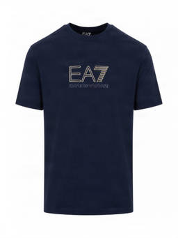 EA7 Emporio Armani - Navy Blue Logo T-Shirt