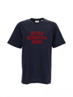Les Deux - Dark Blue Graphic T-Shirt