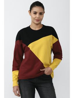 Van Heusen - Womens Colorblock Multicoloured Sweatshirt