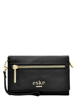 Eske - Edith Small Trifold Wallet, Black Cosmos