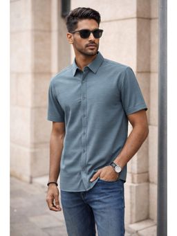 Parcel Yard - Grey Casual Slim Fit Shirt's for Men