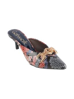 Catwalk - Casual Women Blue Mule Heels