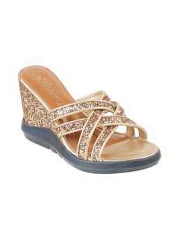Catwalk - Casual Women Gold Sandals