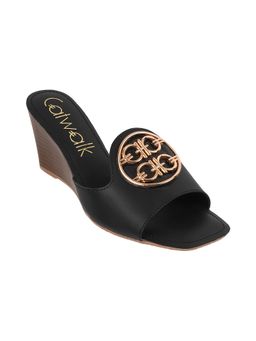 Catwalk - Casual Women Black Back To Basics Sandal Heels