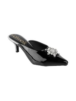 Catwalk - Casual Women Black Hot Chic Mule Heels