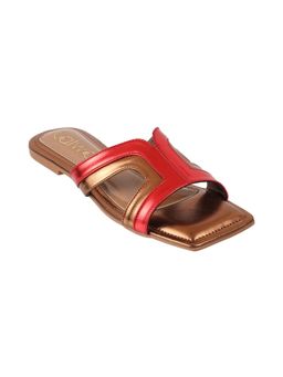 Catwalk - Casual Women Red Boho Chic Flats