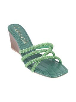 Catwalk - Casual Women Green Zing Thing Sandals
