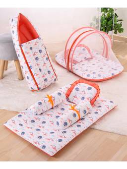 Zoe - Bedding Set Sleeping Bag & Mosquito Net Gadda Combo Planet Print