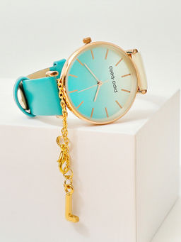 Pipa Bella by Nykaa Fashion - Gold-Plated L Initial Watch Charm