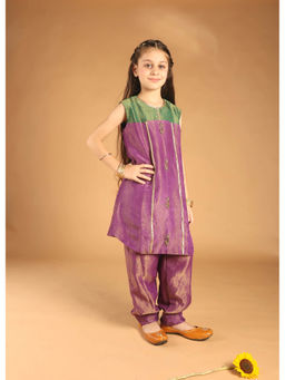 Tilsim by Sagarika Mehrotra - Palash Kurta With Patiyala Pant