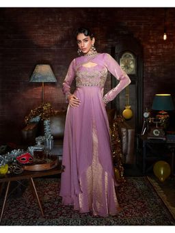Qunic - Pink Blush Obscura Gown
