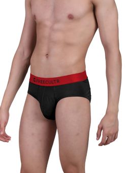 FREECULTR - Men Black Solid Brief